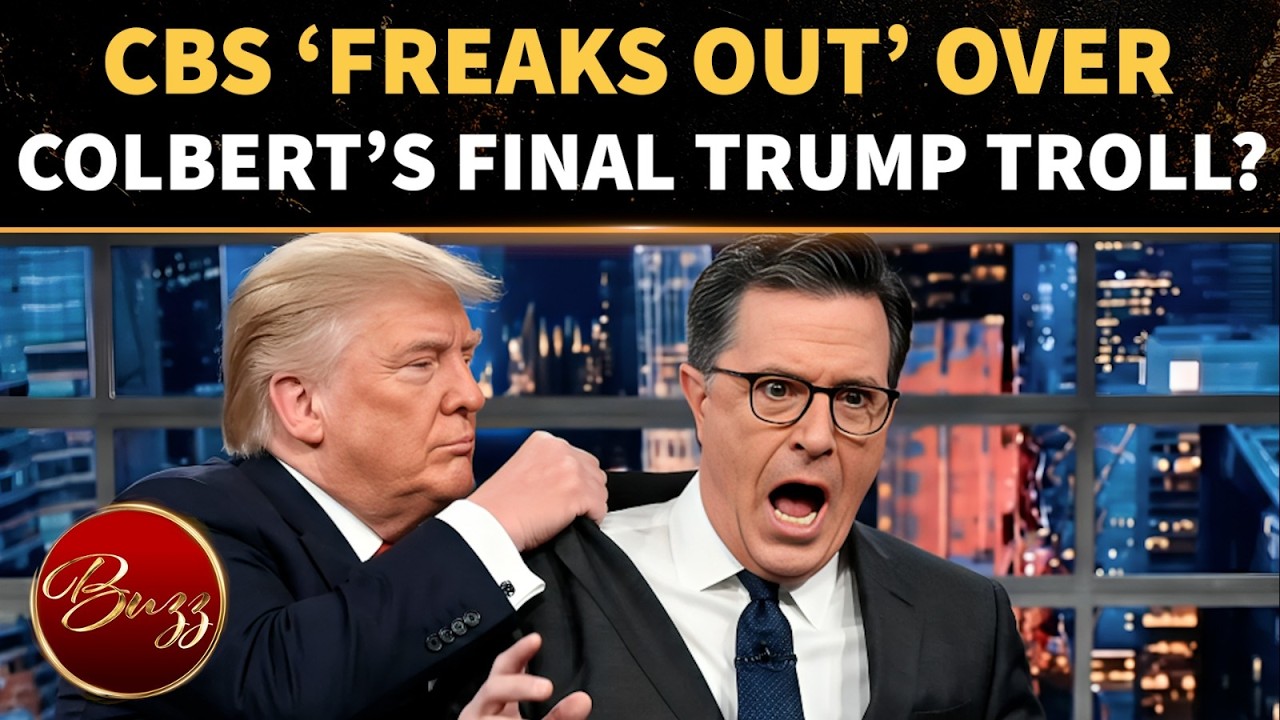 Stephen Colbert&rsquo;s Final Trump Jab SPARKS Chaos After CBS Tries To Pull Viral Clip | WATCH