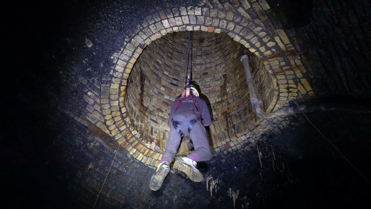 Winching up at Blaengwynfi