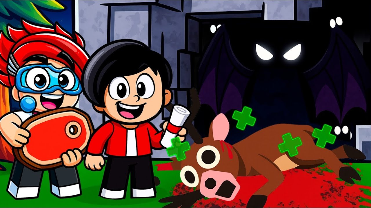 SALVAMOS AL CIERVO HERIDO en 99 noches en el bosque Y SE VOLVIÓ NUESTRO AMIGO en roblox