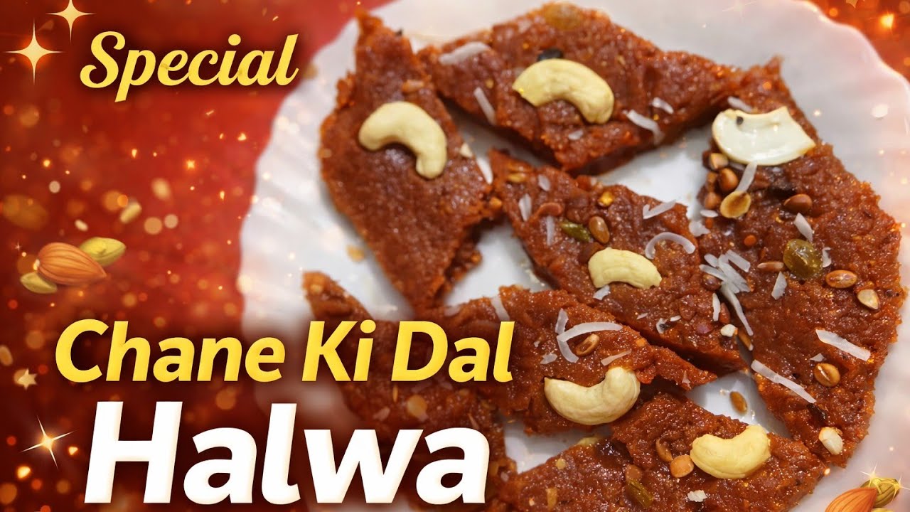 Chana Dal Halwa ||Shab-e-Barat Special 😋👌||Easy Recipe 