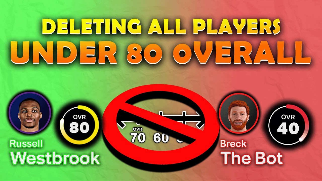 I Deleted Every Player Below An 80 Overall In NBA 2K26