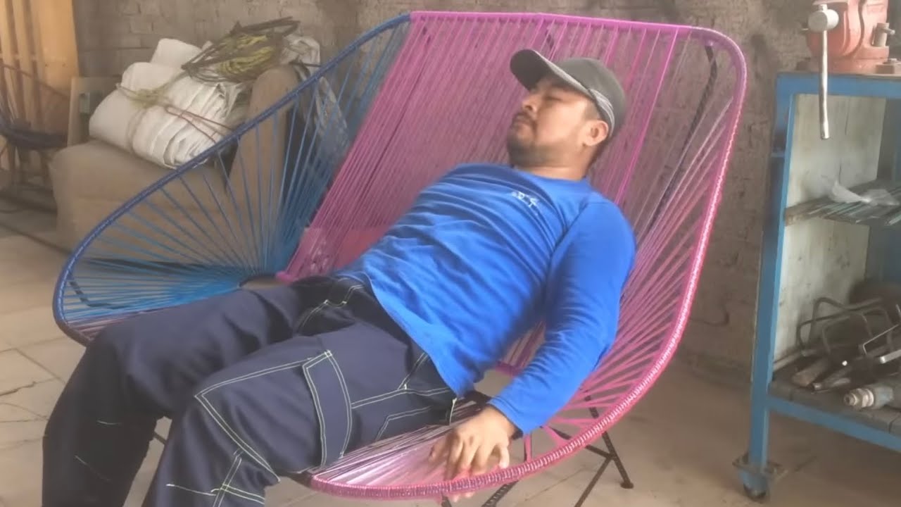 Como hacer un Sillón Acapulco doble.  PASO A PASO