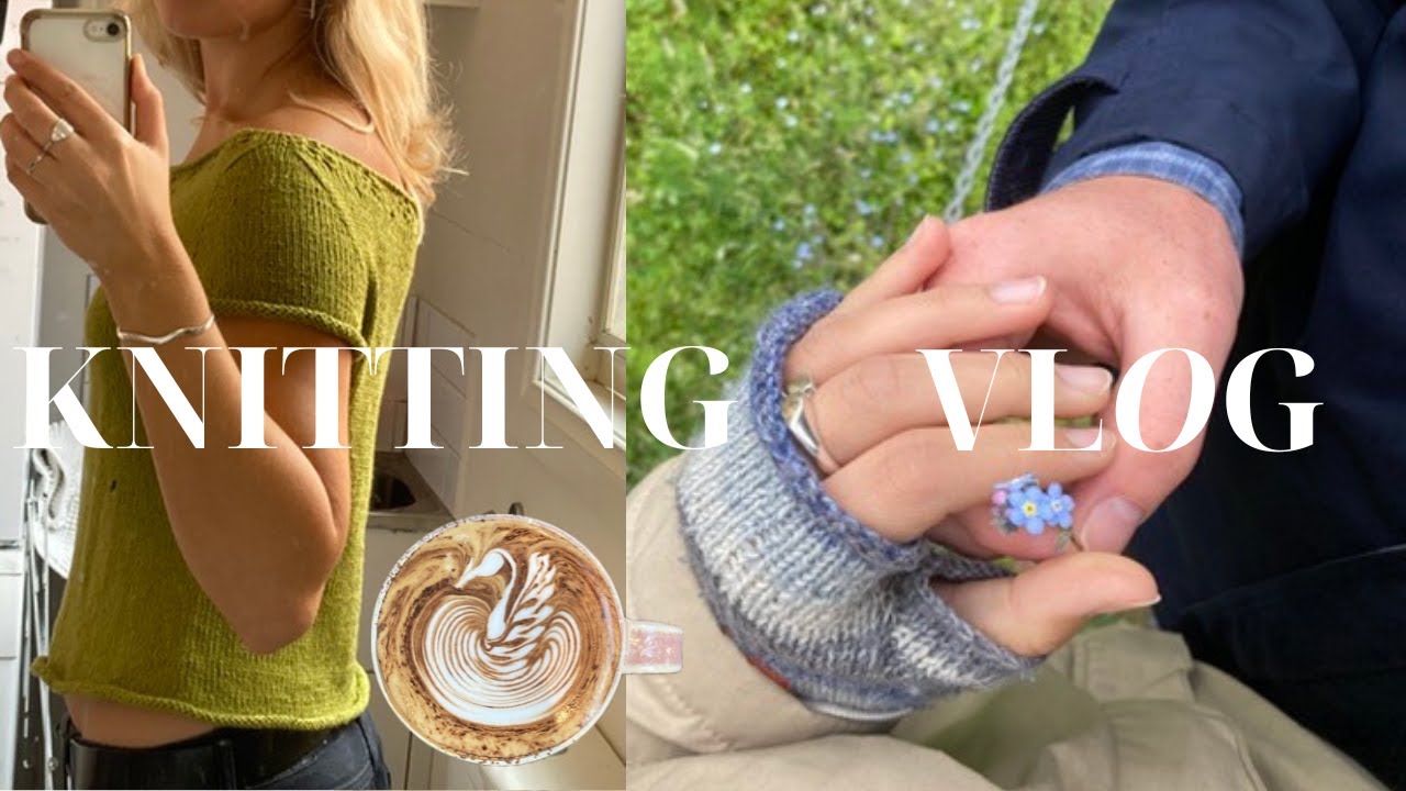 Knitting vlog - making a new design in Melbourne and the East coast