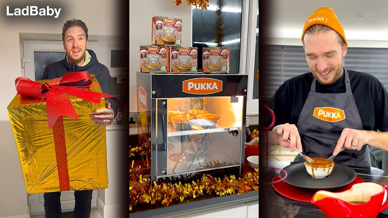 Surprising LadBaby with the ultimate Pukka present 🤩🎁 Ad