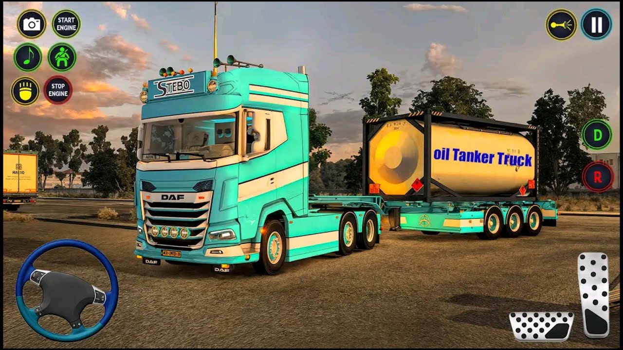 Oil Tanker Truck Transport 2026 | Attach Trailer & Deliver Fuel - Android Gameplay