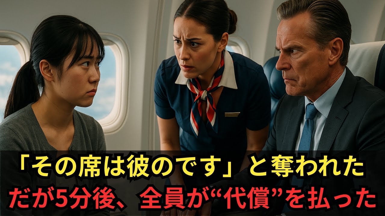 18歳の日本人少女がVIP席を奪われ、CAに侮辱された──しかし5分後、乗務員全員が“その代償”を支払うことに
