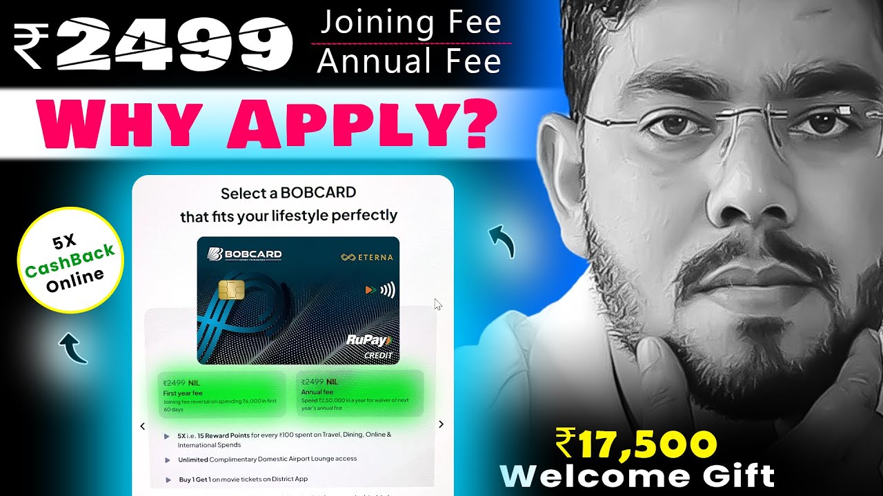 Big Update! BOB ETERNA Credit Card💖Again LIFETIME FREE! Best For Online Shopping, Movies & Travel