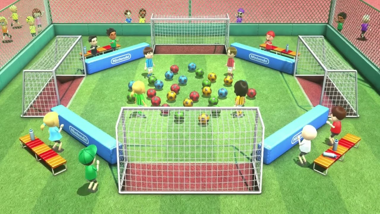 Wii Party U minigame: No Goals Barred 60fps