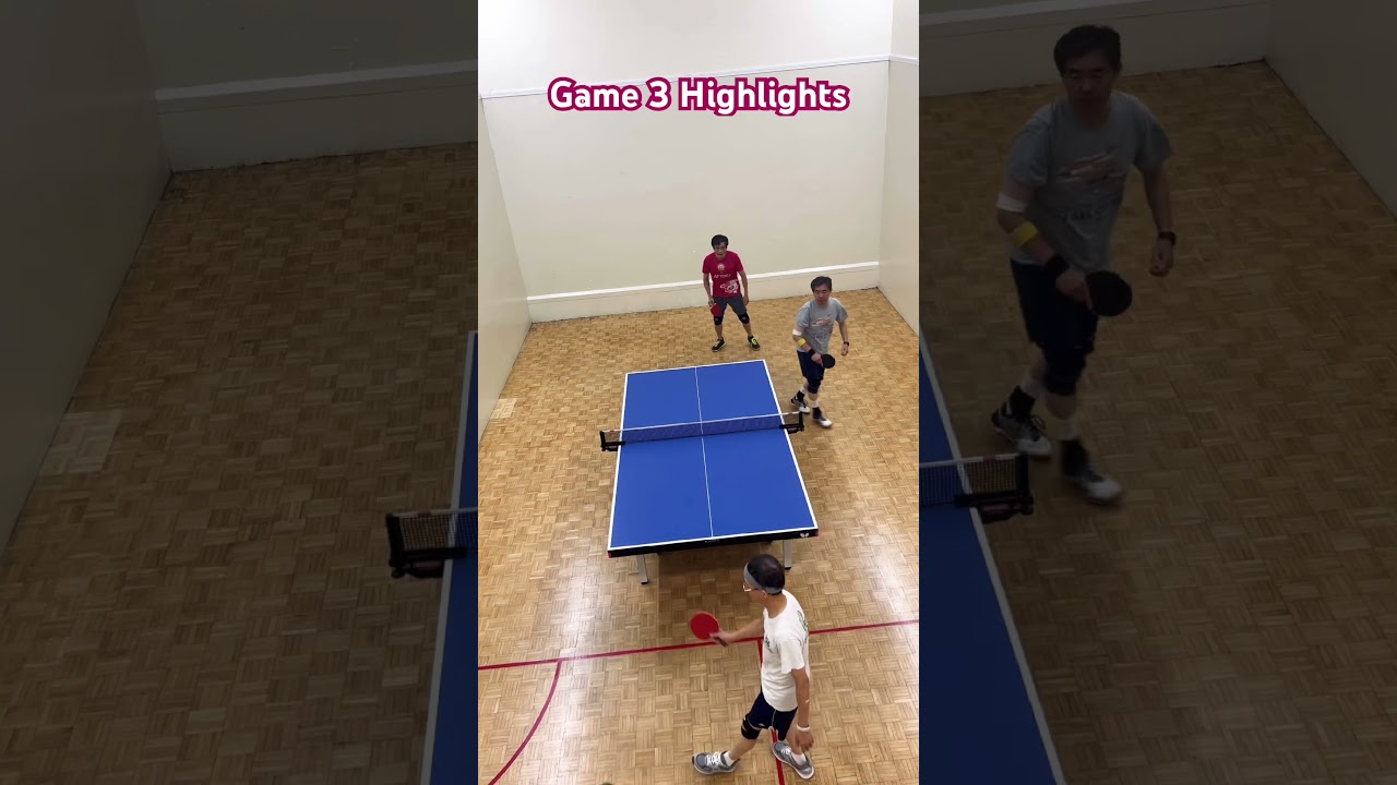Game 3 Highlights | Sudhansu & Jimmy vs Xi Tao & Zhiping &ndash; Intense Rallies #fyp #viral #ytshorts