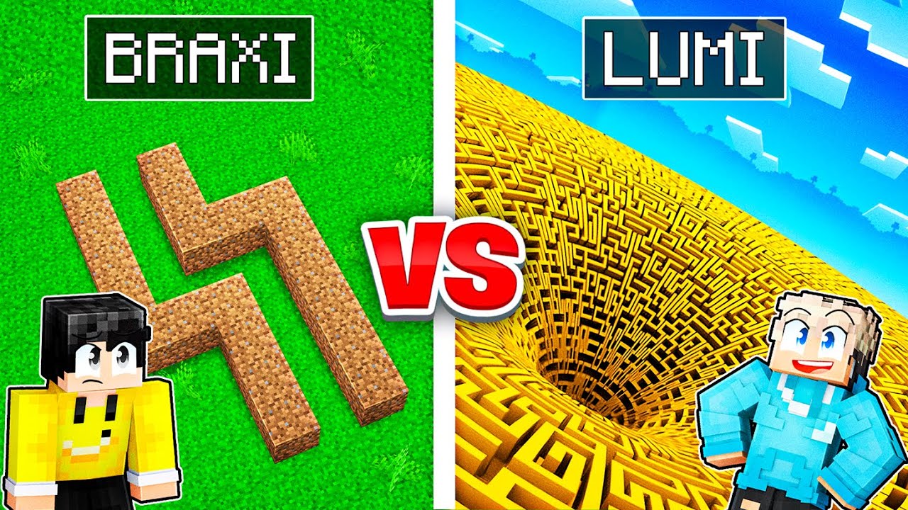 Ich PRANKE meinen FREUND in einer LABYRINTH BAU CHALLENGE in Minecraft!