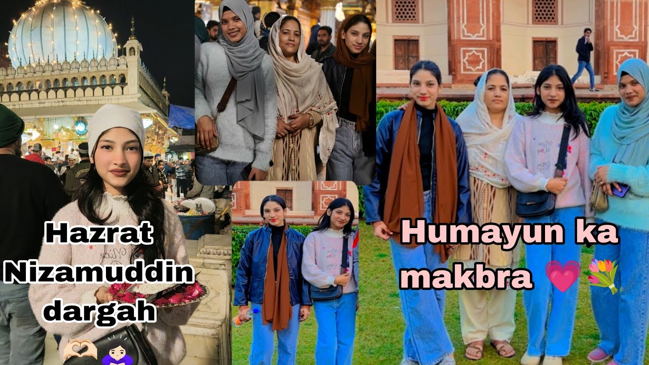 Picnic with family 👭🧑‍🤝‍🧑 Humayun tomb and Nizamuddin dargah 🫶🏻🙇🏻‍♀️ || Family Trip || subscribe||💗💐