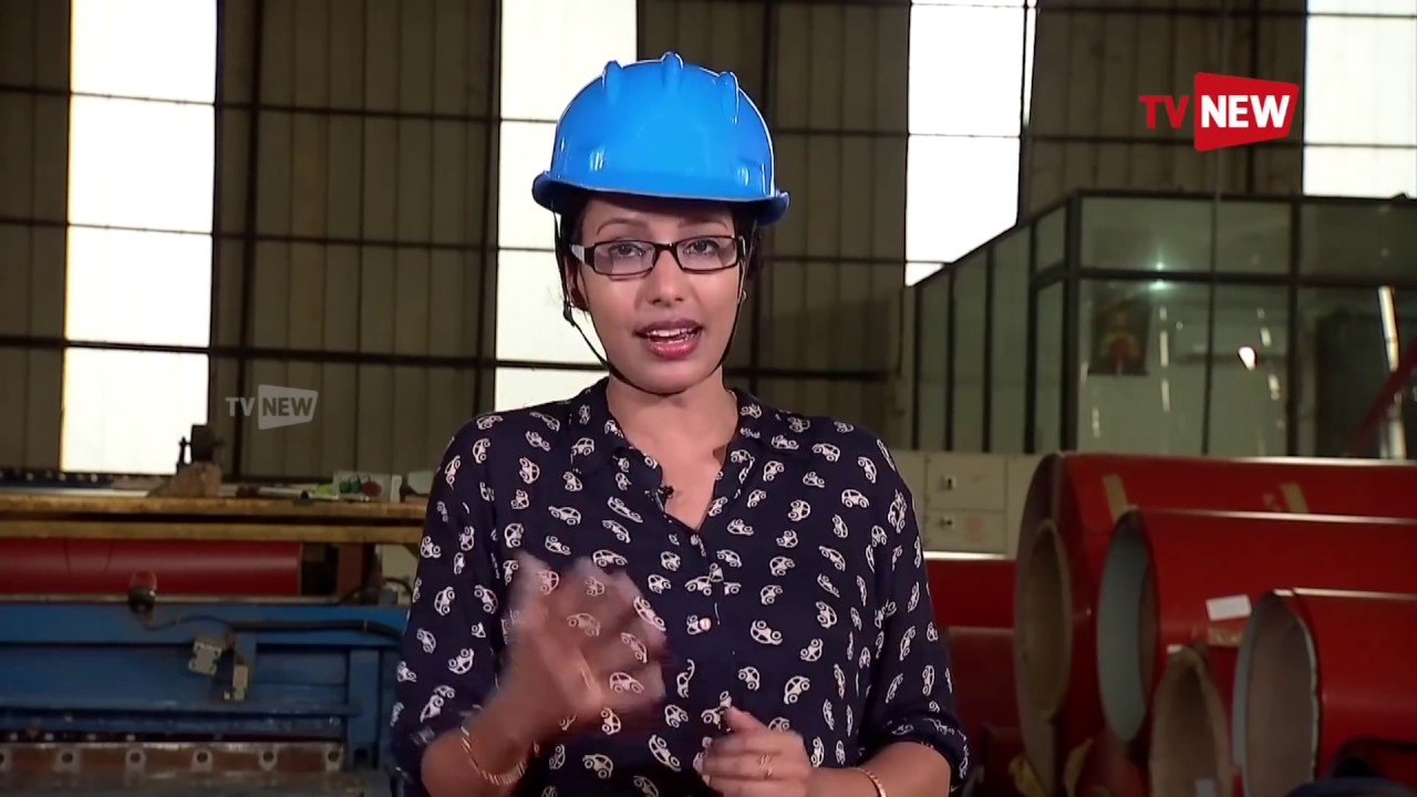 Make in Kerala at Georoof  - Making of Roofing Sheets - Tv New