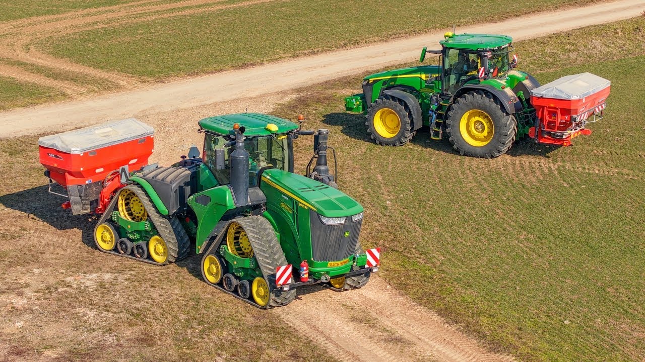 🟢Prihnojovanie 2025 - JOHN DEERE 9620RX + 8R 370