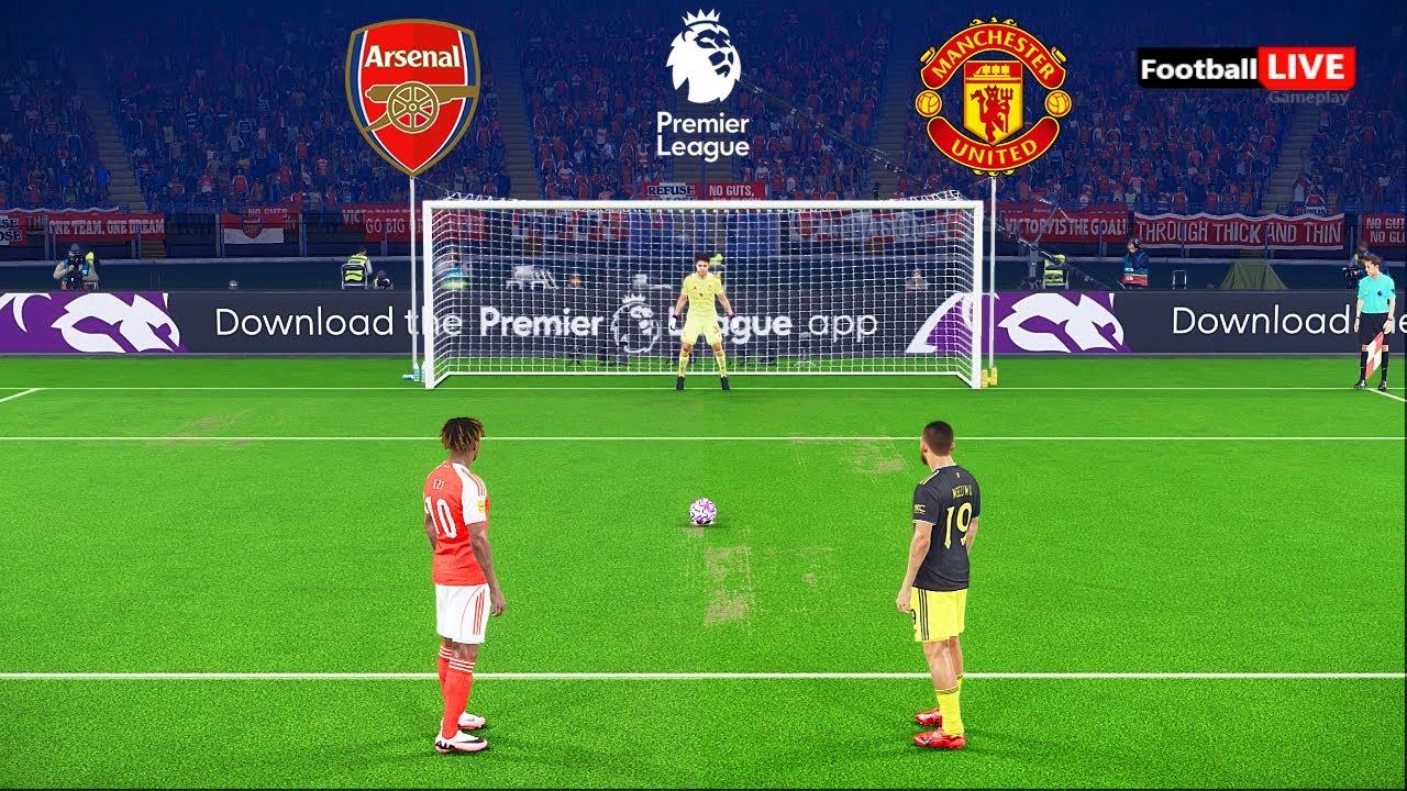 Arsenal vs Manchester United - Penalty Shootout 2026 | Premier League 25/26 | eFootball PES
