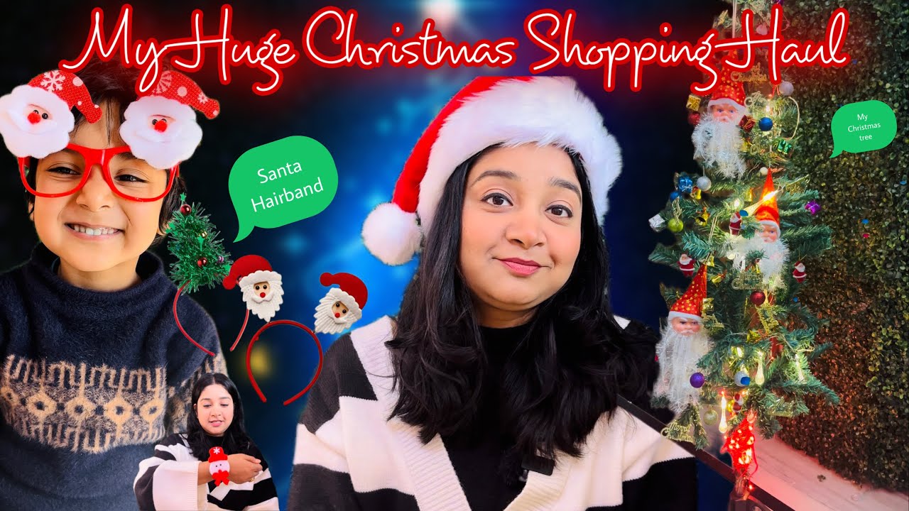 My Huge Christmas Shopping Haul😍| Shopping For Christmas🌲| My Christmas Tree | Shopping Haul 2022