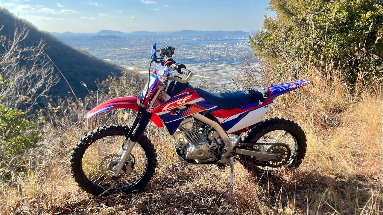 香川県　林道　うぐいす谷　CRF125F