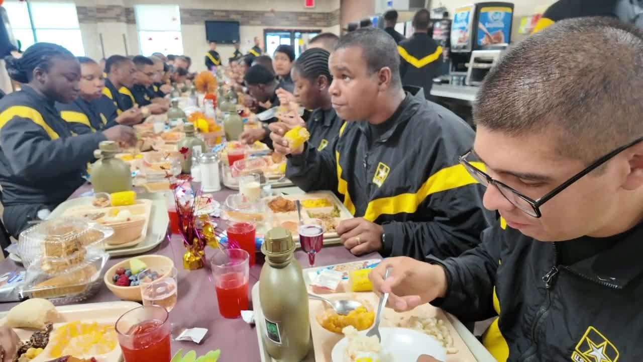 The Thanksgiving surprise these Fort Gregg-Adams soldiers were greeted with