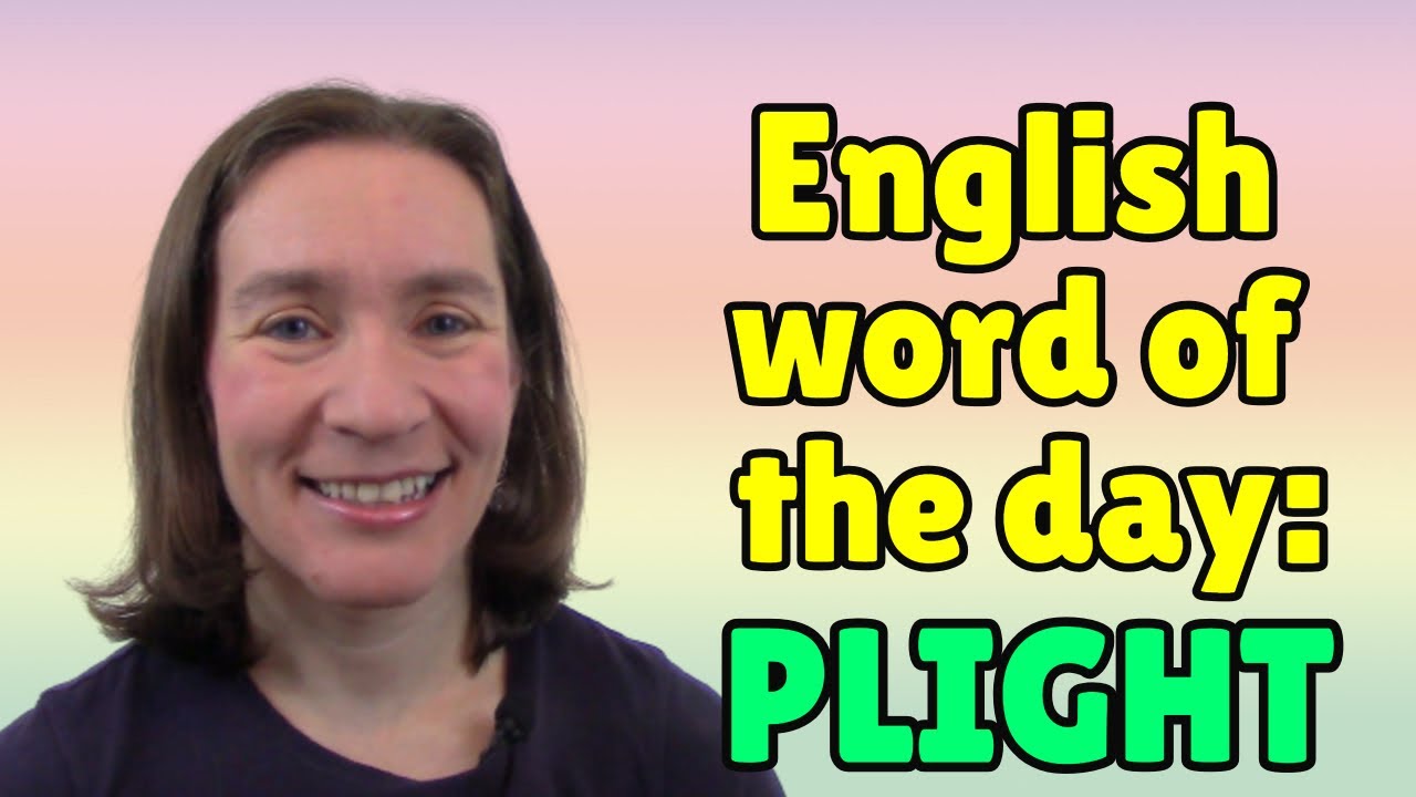 English Word of the Day: PLIGHT