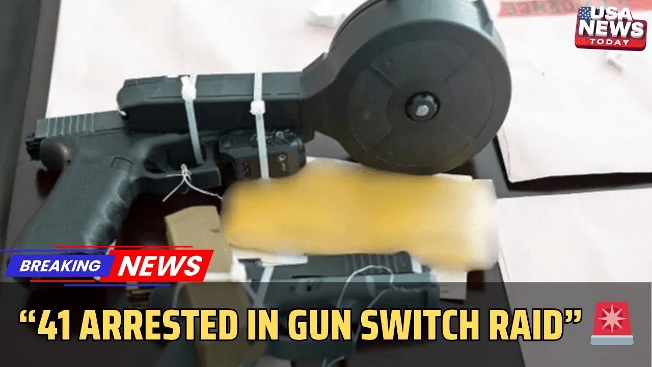 41 Arrested in Massive Gun Bust: ATF Seizes Machine Gun Converters in Chicago । USA NEWS TODAY