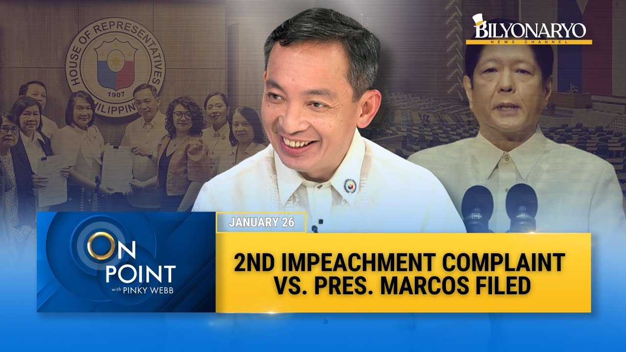 On Point: 2nd Impeachment Complaint vs. PBBM Filed at House of Representatives | Rep. Antonio Tinio
