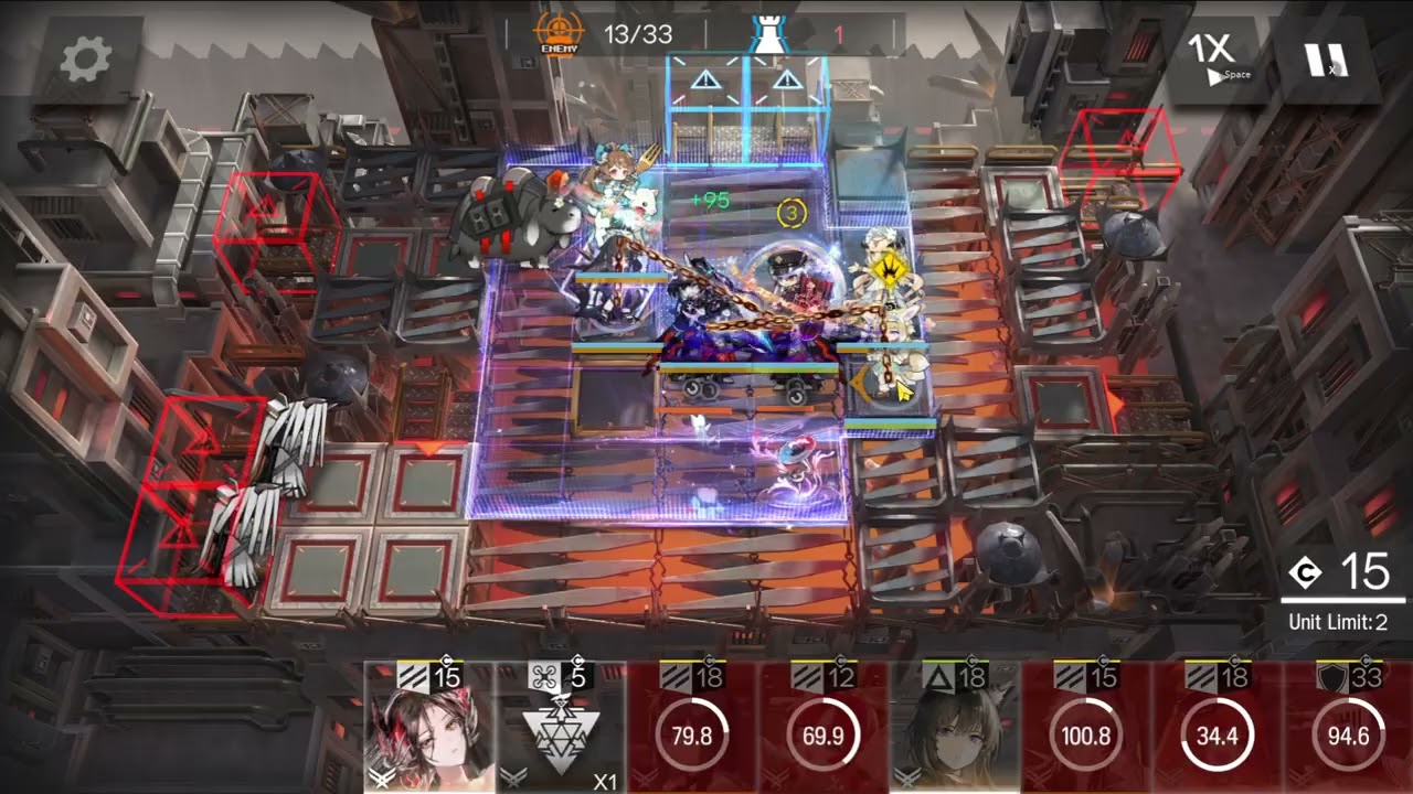 [Arknights] CC#4 Rotating Map 2 Furnace Inspection Gate 295 Score | High End Strategy