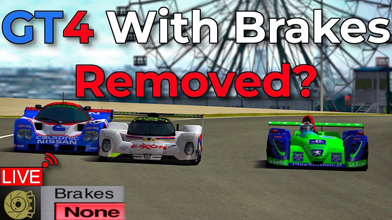 Gran Turismo 4 WITHOUT Brakes/Handbrakes? - FINAL 3 RACES OF THE CHALLENGE!