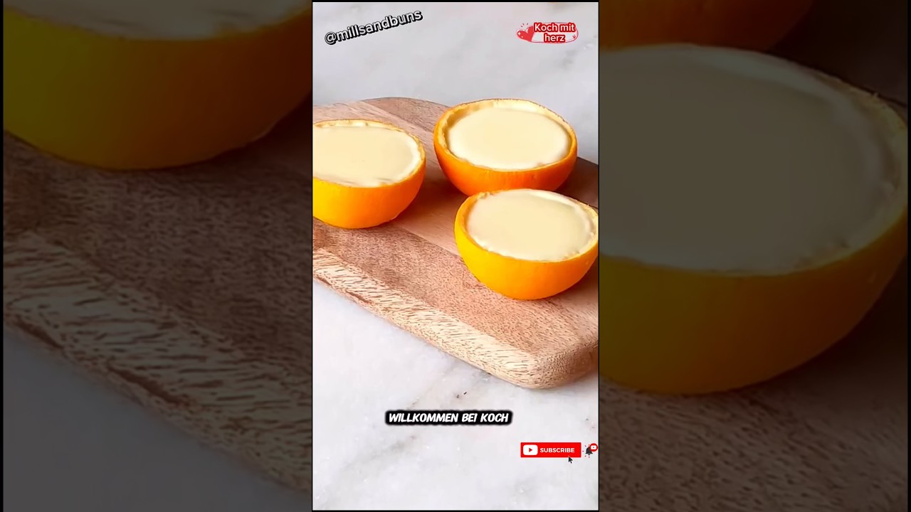 Dessertrezept aus Orangen 😋 @millsandbuns