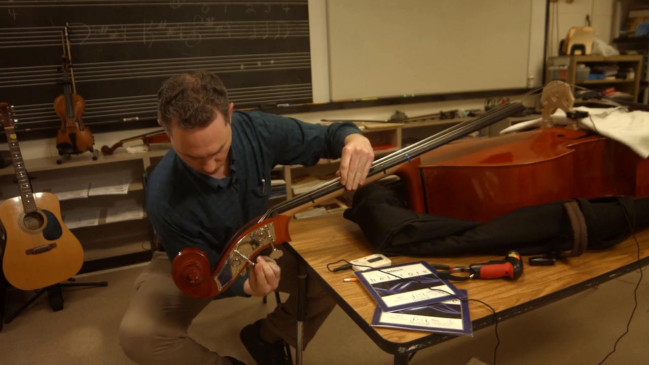 Double Bass Lesson - Changing Strings