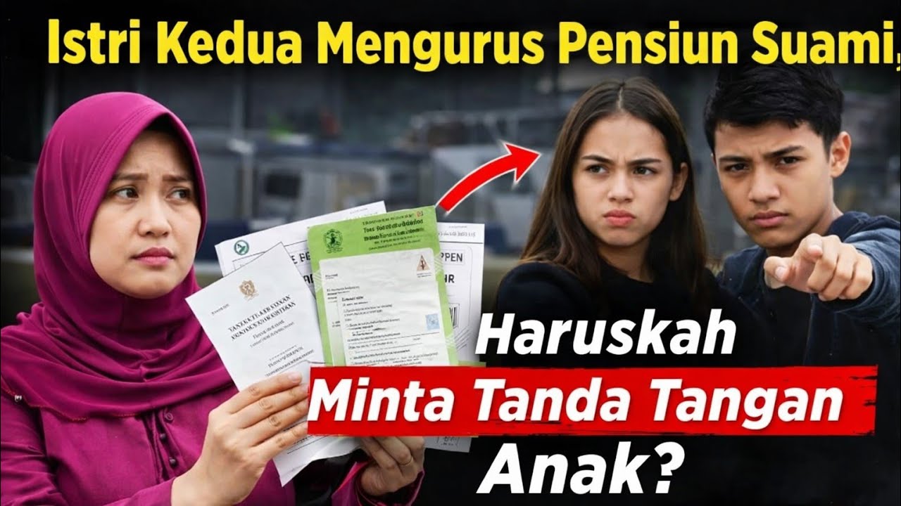 Istri Kedua Mengurus Pensiun Suami, Haruskah Minta Tanda Tangan Anak?