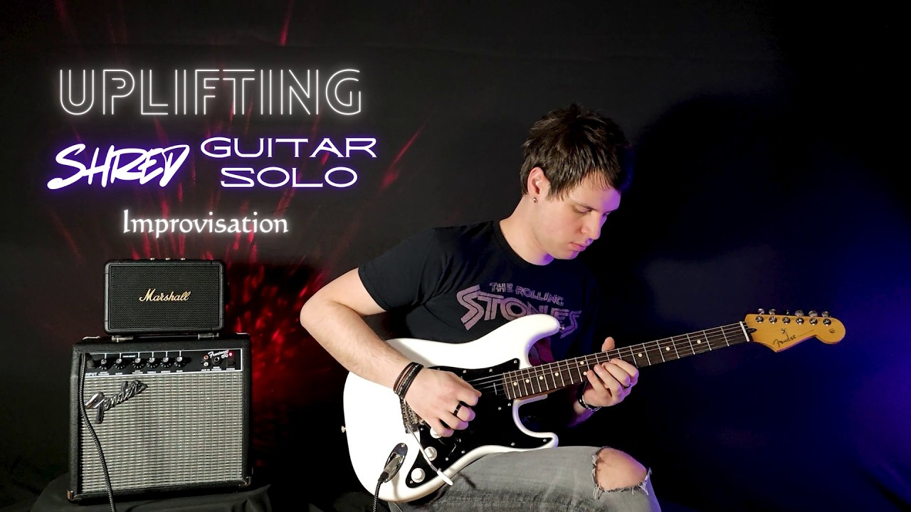 Through the Ether - Uplifting Shred Guitar Solo Improvisation
