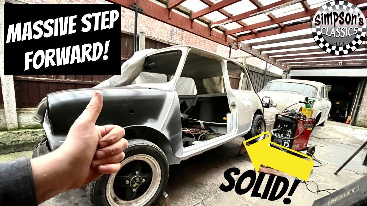 FITTING THE OUTER SILL - Classic Mini Mayfair Restoration