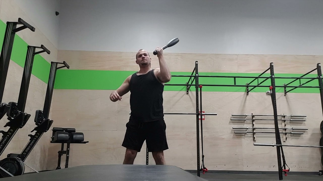 15lb 7kg Club Bell/Steel Club work/complex