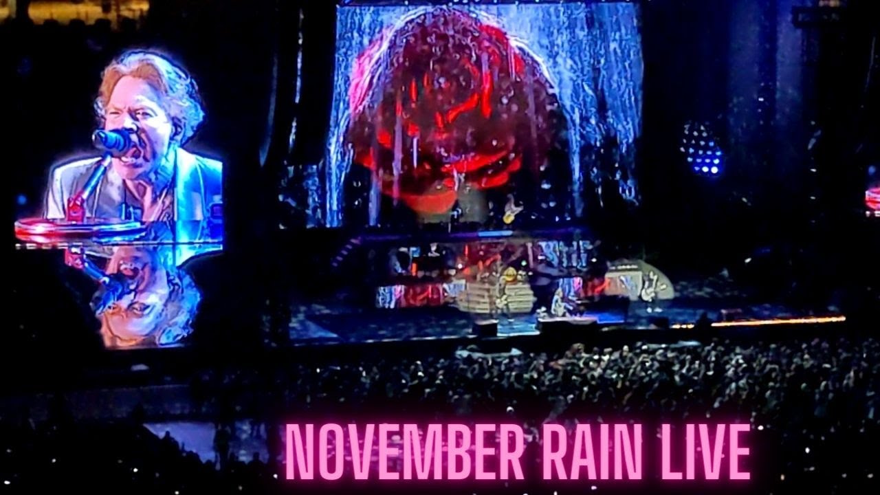 LIVE Guns And Roses November Rain Kauffman Stadium Kansas City 2023