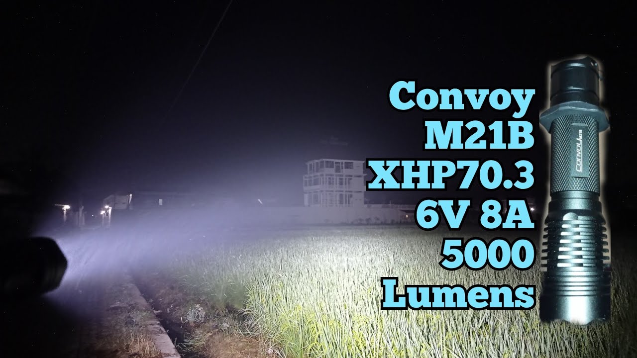 Convoy M21B XHP70.3 6V 8.25A 5000Lumens EDC TACTICAL HIGH LUMENS