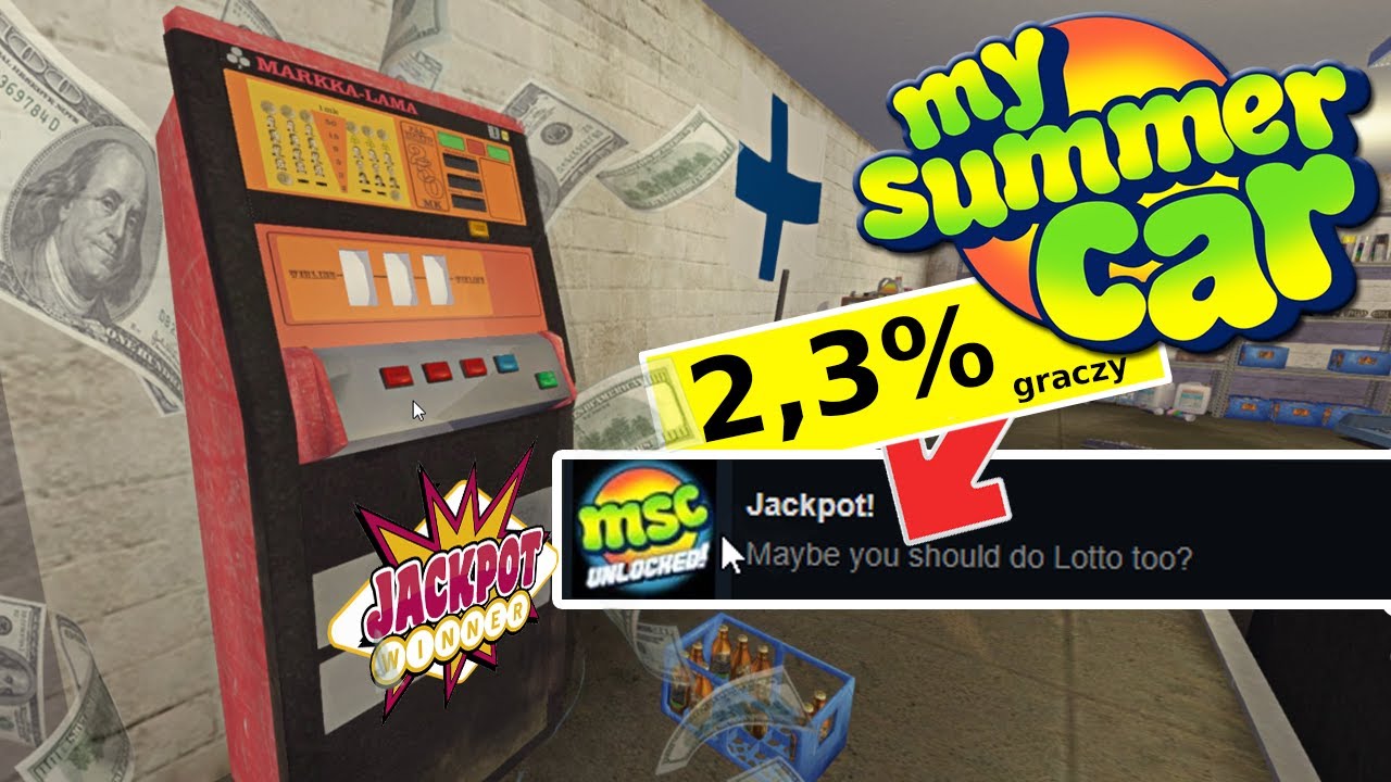 Zdobyłem najwyższą WYGRANĄ - JACKPOT !!! [Zdobywca osiągnięć] - My Summer Car #138
