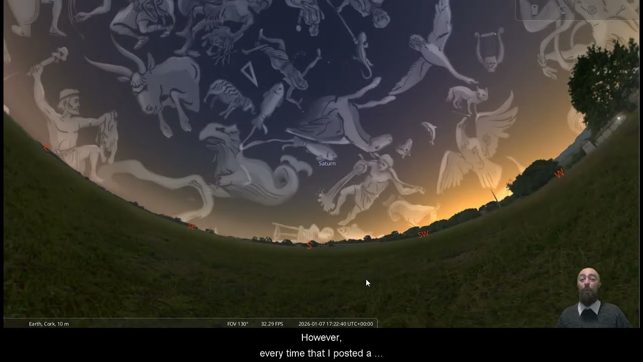 The January Sunset Constellations and The Future of this Channel