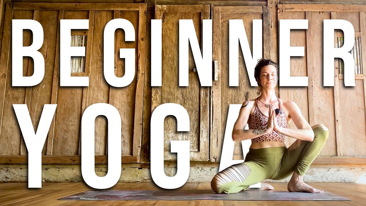 BEGINNER YOGA - Full Body, Relaxing, Gentle, Stretch Routine For Stress & Anxiety