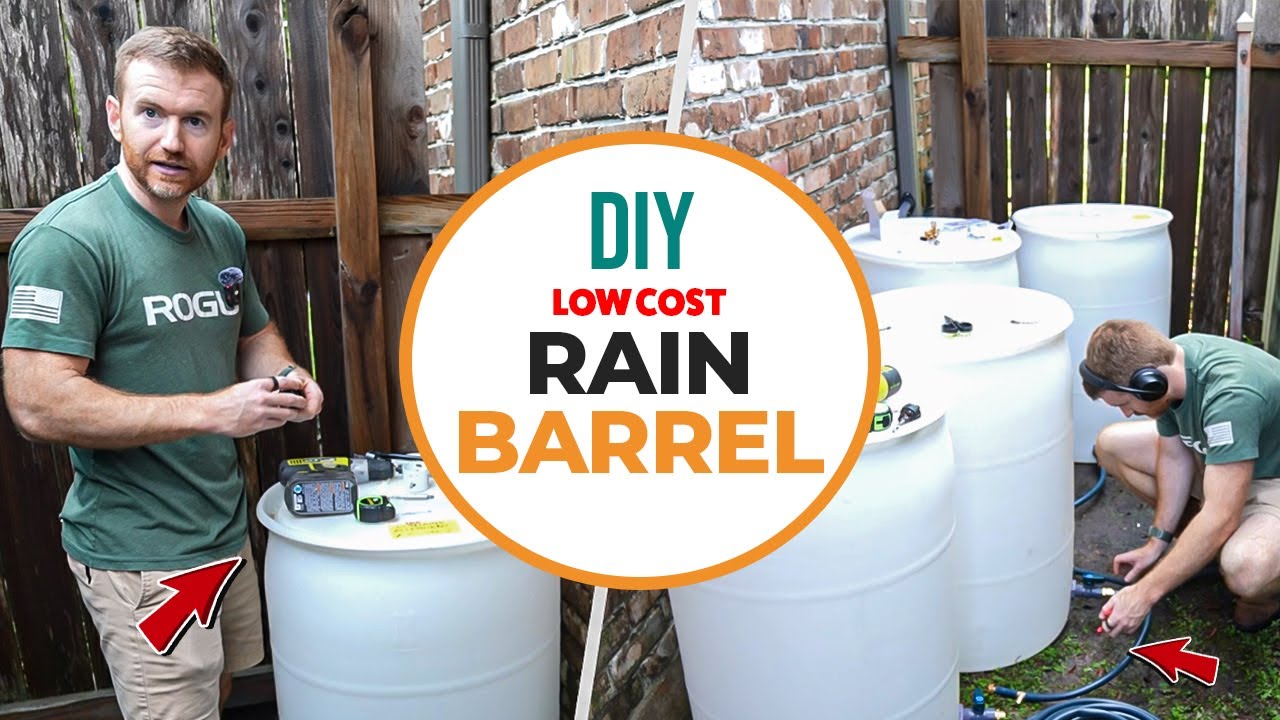 Cheap DIY Rain Barrels