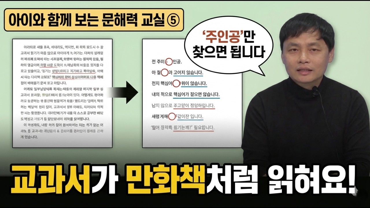공부 잘하는 애들은 '여기에' 줄 긋습니다 (아이와 함께보는 문해력교실 ⑤)