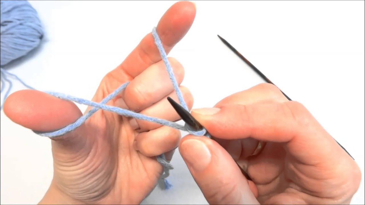 Kreuzanschlag Maschen anschlagen - Long Tail Cast On - Stricken lernen - Learn how to knit