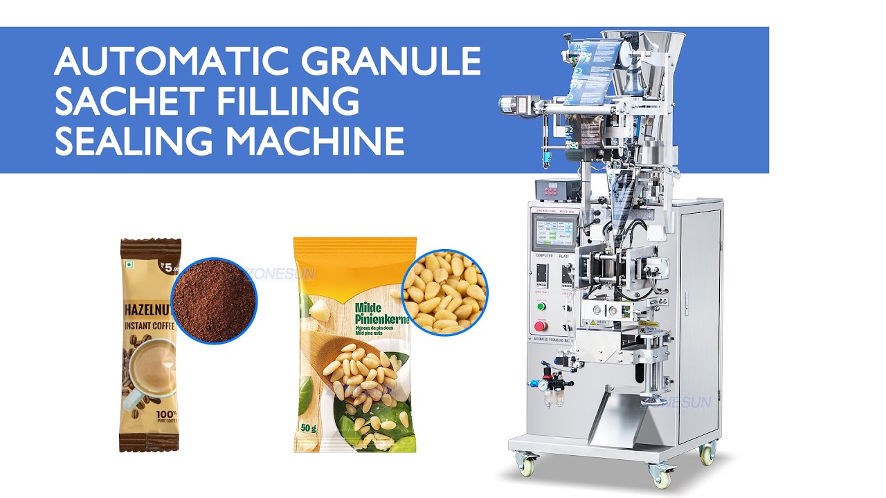How to Use ZS-FS250KQ Automatic Measuring Cup Granule Sachet Filling Sealing Packaging Machine