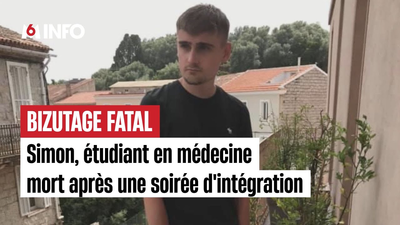 Bizutage fatal : Simon étudiant en médecine mort après une soirée d'intégration