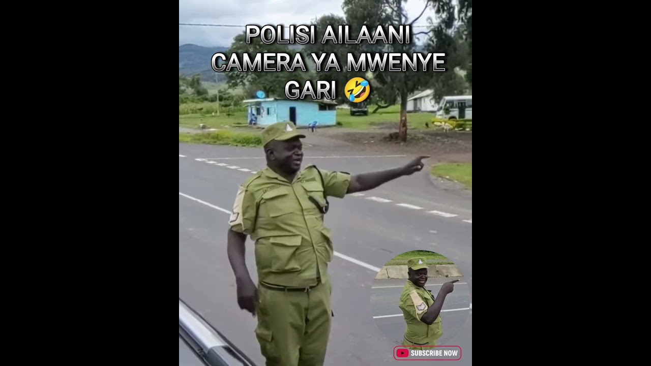 POLISI AILAANI CAMERA YA MWENYE GARI 🤣 #umbea #udaku #trending #traficc #trafik #rushwa #polisi