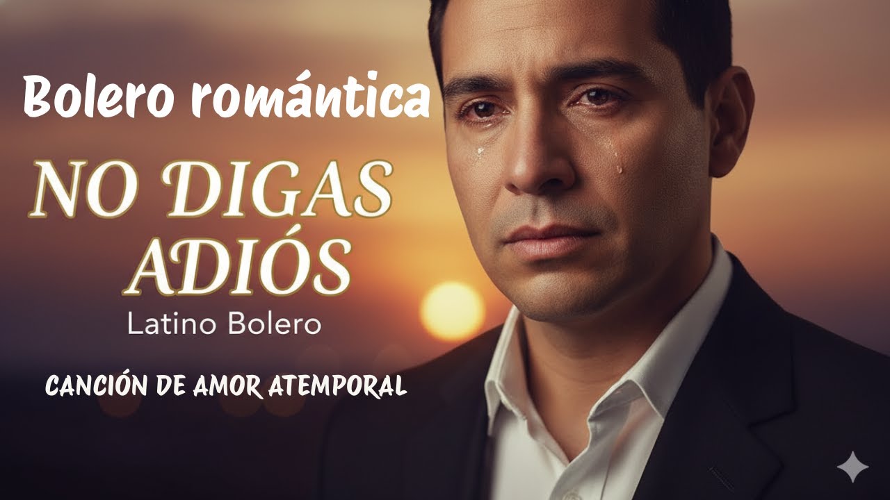 No Digas Adiós - Bolero Romántico para Voz Masculina | #amor #musica #bolero