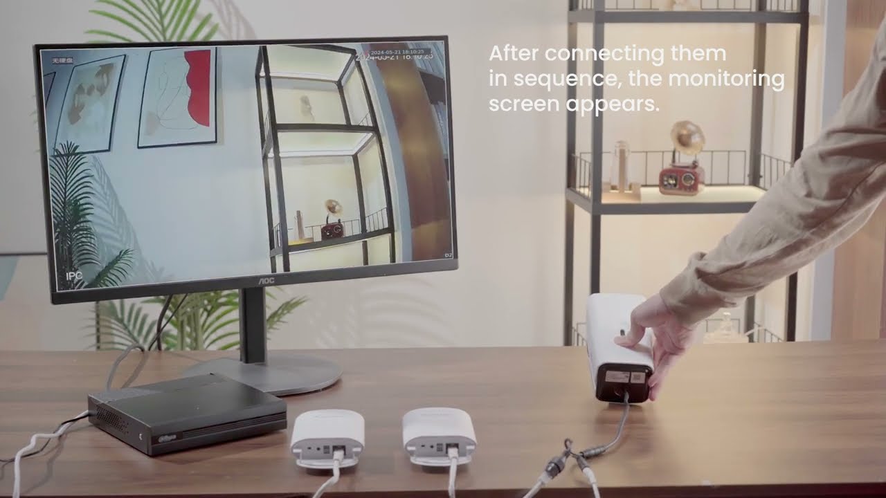 How to Easily Connect CPE467 WiFi Bridge to Surveillance Cameras (1.5KM Range)