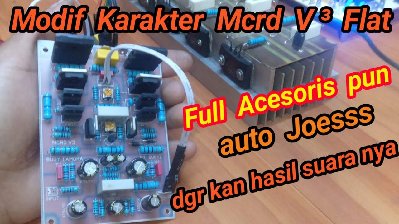 Cara modif driver mcrd v3 karakter flat