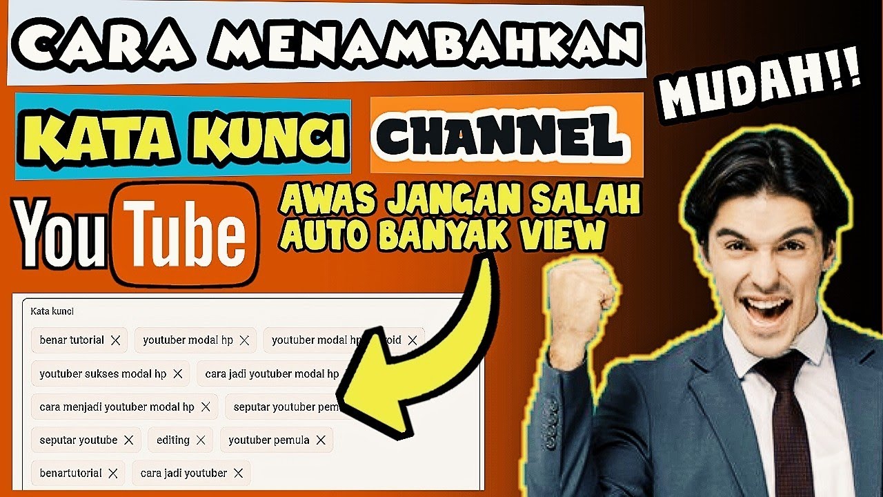 CARA MENAMBAHKAN KATA KUNCI CHANNEL YOUTUBE YANG BENAR 2024