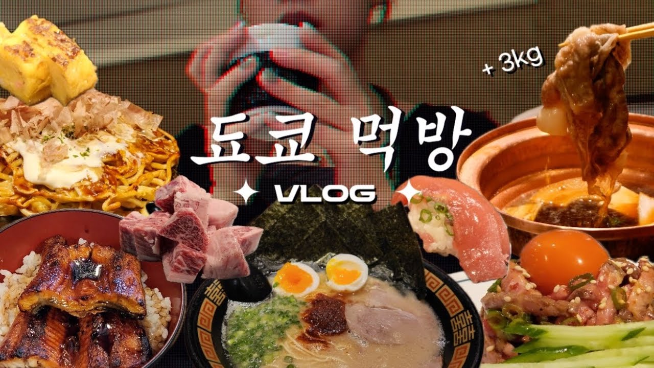 도쿄 여행 먹방 브이로그💗🥩🍣(많이도 먹음) | 웃수저 오마카세 | 도쿄 맛집 추천, 오모테산도•시부야•신주쿠•하라주쿠 | vlog