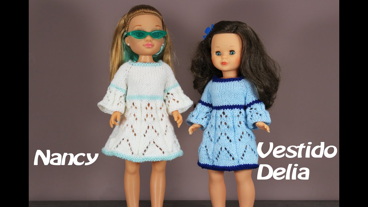 DIY Vestido DELIA para Nancy a dos agujas
