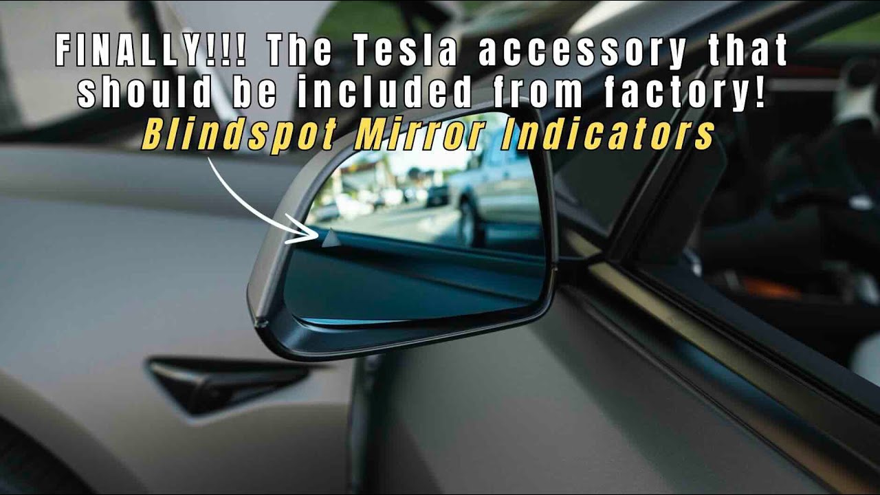 Наконец-то! Индикаторы слепых зон на боковых зеркалах для вашей Tesla Model 3/Y. Пошаговая устано...